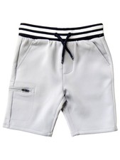 Chaps Boys Gray Adjustable Waistband 4 Pocket Shorts Size 4-5