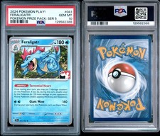 EXTREMELY RARE GRAIL🏆 LOW POP (2) PSA 10 Feraligatr Prize Pack Series 5 PROMO 
