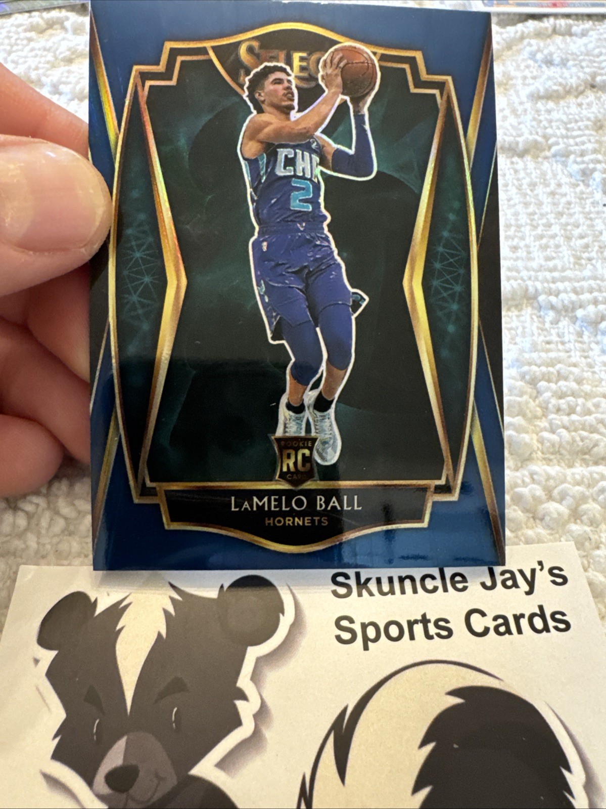 2020-21 Panini Select - Premier Level LaMelo Ball #183 Blue Prizm (RC)