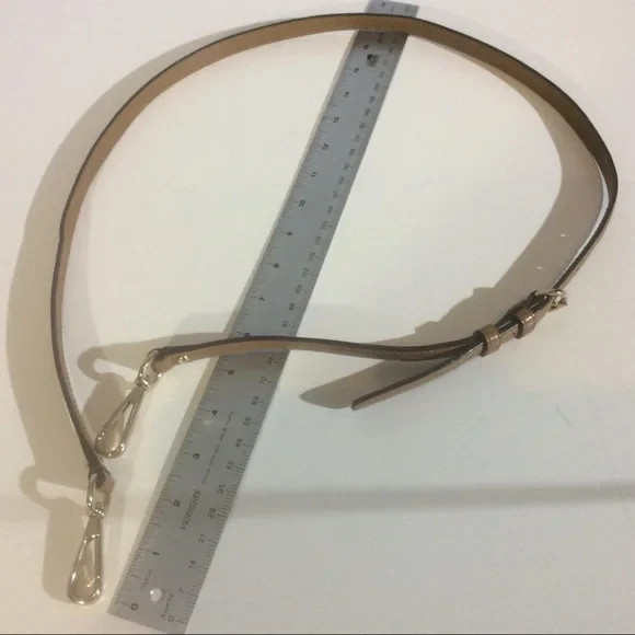 COACH Replacement Strap Light Brown Thin Leather … - image 3