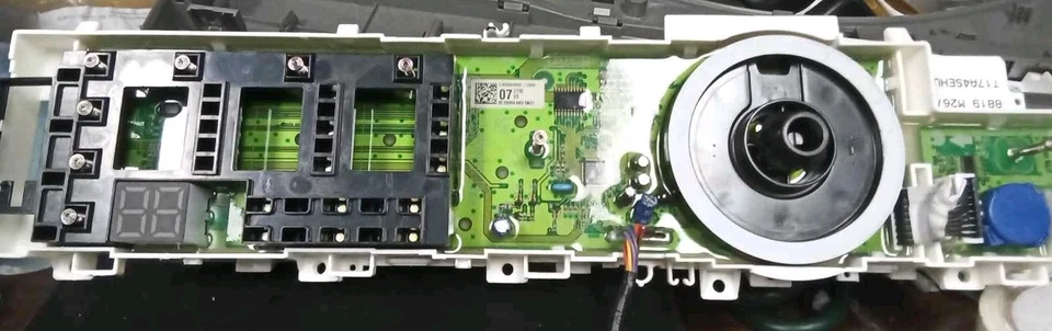 LG 4.8-cu ft High Efficiency Agitator Top-Load Washer Control Board WT7155CW - Image 4 of 4