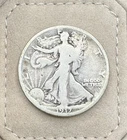 1917-S REVERSE MINT MARK WALKING LIBERTY HALF DOLLAR 90% SILVER COIN EXTRA FINE