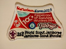 RARE 25th World Scout Jamboree Korea 2023 Badge - Turkey