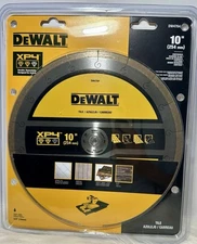DEWALT Diamond Blade for Tile, Wet Cutting, 10" {DW4764}