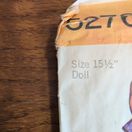 Simplicity 5276 Vintage Sewing Pattern 15 1/2" Doll Clothes 1970 fit Crissy - Bild 2 von 6