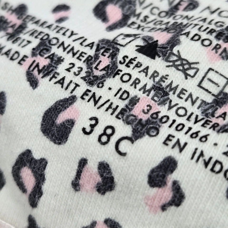 Victoria's Secret Mujer Sujetador 38C Rosa Estampado Animal Camiseta Con Aros LEER Foto 4 de 4