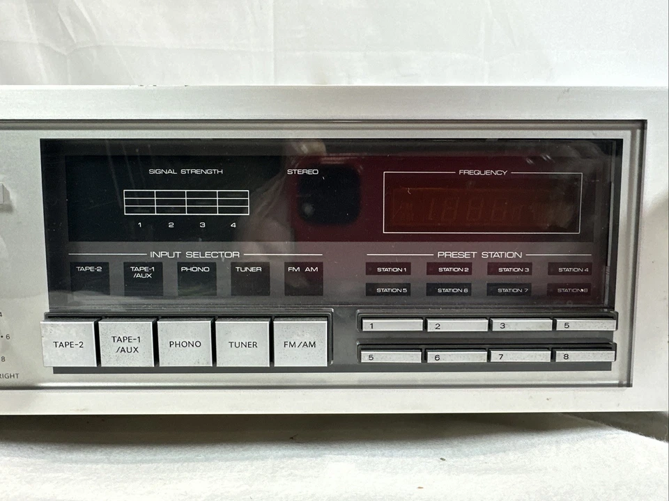 Onkyo TX-41 Stereo AM/FM Receiver Quartz Synthesized Tuner Amplifier Vintage - Image 4 of 4