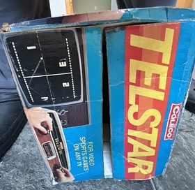 Vintage 1976 Coleco Telstar 6040 Console & Box Tested Read