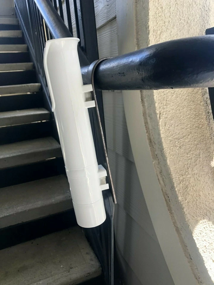 Durable Mobile Rod Holder for Pier and Handrails, made w/ replaceable parts - Image 2 of 4