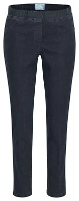 Pioneer Ina3198 Stretch Jeans Schlupfjeans Gummibund Slim Fit dunkelblau L30+L32 - Bild 1 von 4
