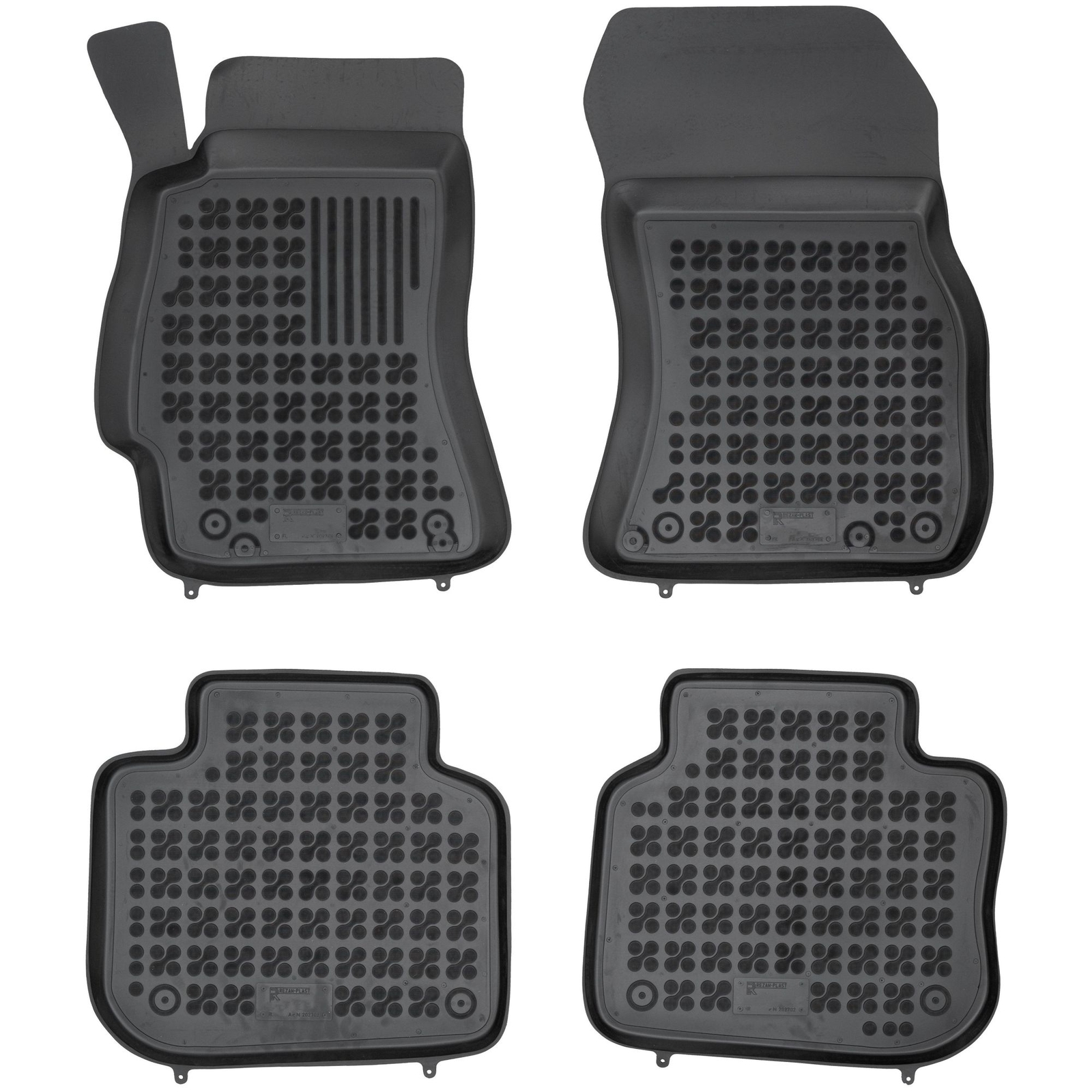 Caoutchouc tapis de sol Subaru Outback IV 2009-2014 kit voiture sur mesure noir