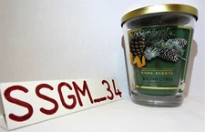 Home Scents by Chesapeake Bay Candle BALSAM CITRUS (11½ oz, 1 Wick) Jar Candle