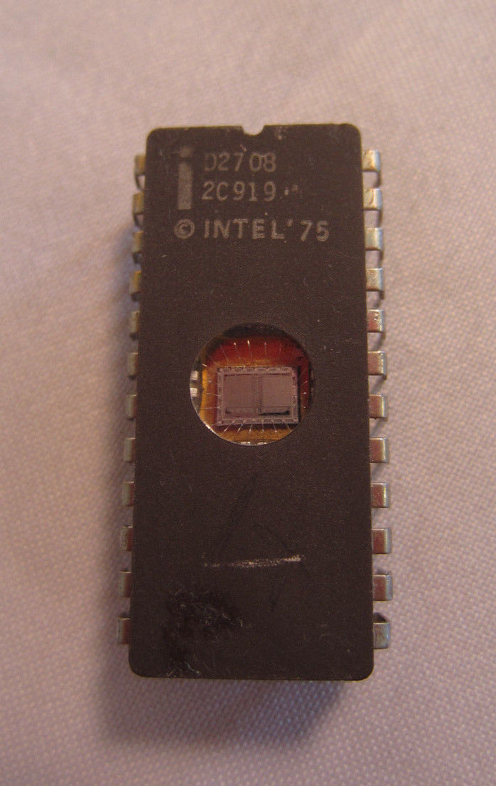Vintage Intel 1975 D2708 2C919 24-Pin Ic Processor Chip | eBay