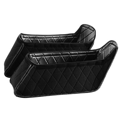 Black Saddlebag Liners Inserts Fit For Harley Fat Boy FLFB FLFBS Breakout 18-25