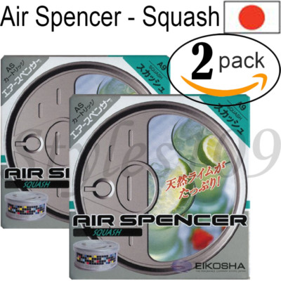 A9 SQUASH AS CARTRIDGE AIR SPENCER AIR FRESHENER EIKOSHA CS-X3 - 2 Pack