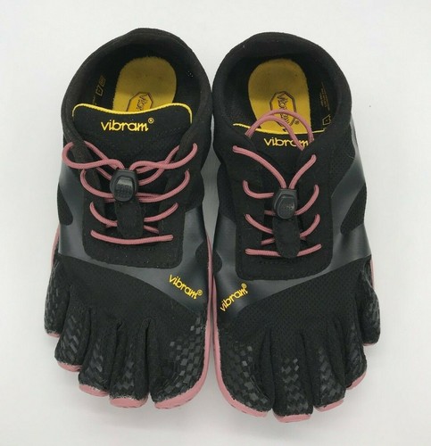 Vibram Five Fingers Women's Kso Evo Ankle-High Polyester Training Shoes, Black/Rose, 8.5