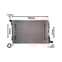 KüHler, MotorküHlung VAN Wezel 58002224 *** IR Plus *** FüR Audi Seat Skoda VW