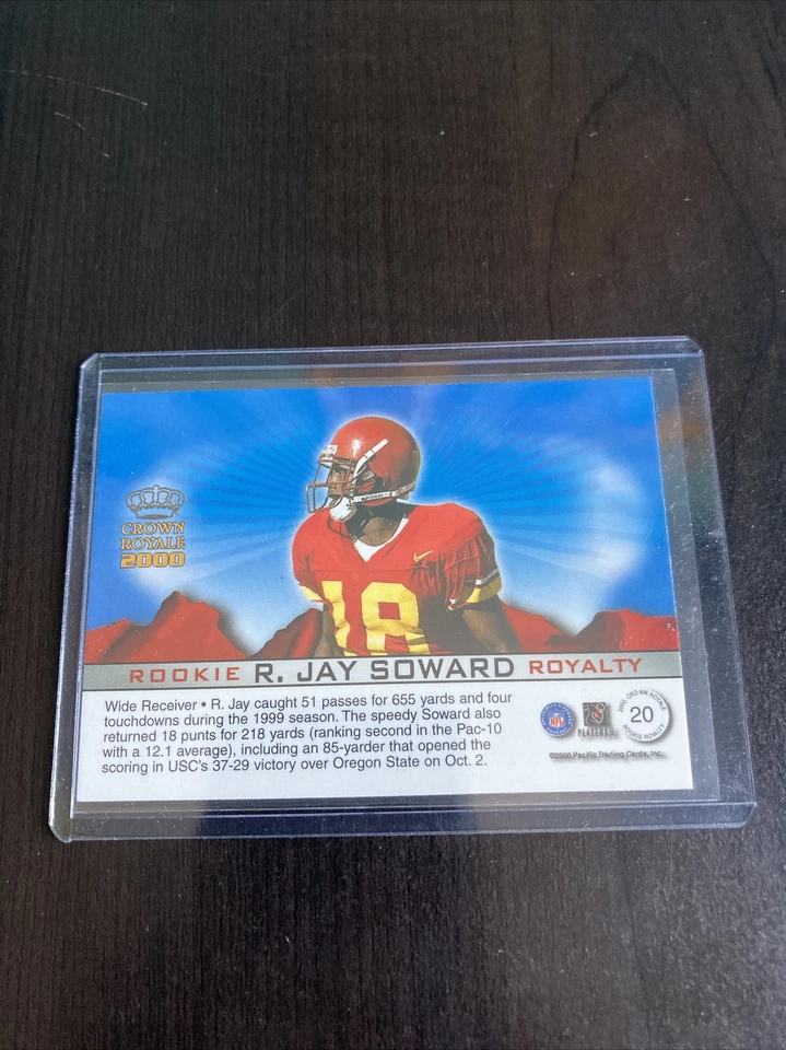 R. Jay Soward CROWN ROYALE ROOKIE NFL 2000 T9-102 - Image 2 of 2