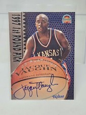 (1997-98) JACQUE VAUGHN RC Scoreboard Platinum Hard Autograph #'d /200