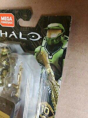  Halo Heroes Mega Construx Pro Builders Series 10 Master Chief  Mini Figure GFT35 : Toys & Games