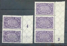 DR-Infla Plate Numbers 255** MNH Mint (70011