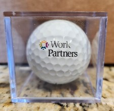 Work Partners Logo Golf Ball 1 Titleist Pro V1 In display case