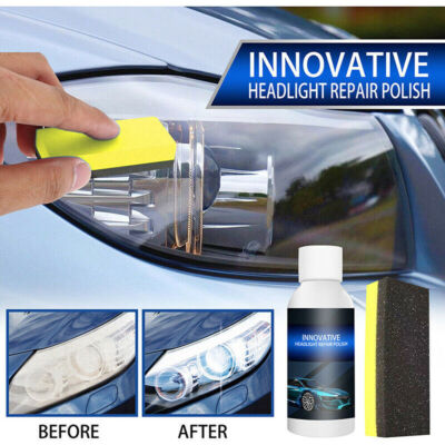 Innovative Headlight Repair Polish Fluid Liquid Kit-Car Lamp Renovation 30ML USA