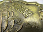 Vintage Livingston Wells & Co Belt Buckle Clipper ship Gold dealers colonial age — photo 3