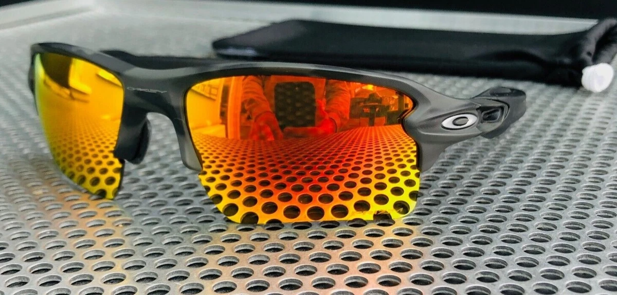 OAKLEY FLAK JACKET 2.0 XL BLACK CAMO PRIZM RUBY IRIDIUM eBay