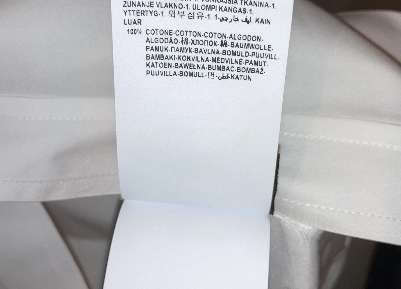 Camicia bianca classica uomo Versace Camisia tessuto autentica nuova con etichetta taglia 43 cotone