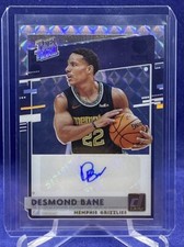 2020-21 Clearly Donruss Desmond Bane RRA-DSB Rated Rookie Auto Holo Mosaic SP RC