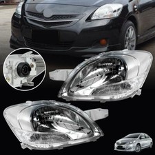 Xp90 Fit Toyota Vios Belta Yaris Sedan 2007-2012 Head Lamp Light Housing Lr Pair Xp90 Fit Toyota Vios Belta Yaris Sedan 2007-2012 Head Lamp Light Housing Lr Pair