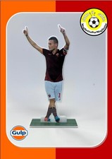 ROMA TOTTI SAGOMA plexiglass opaco STAMPA FRONTE RETRO h 15cm