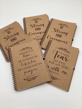 5 Pcs Christian Gift Prayer Journal Bible Verse Spiral Notebook Only