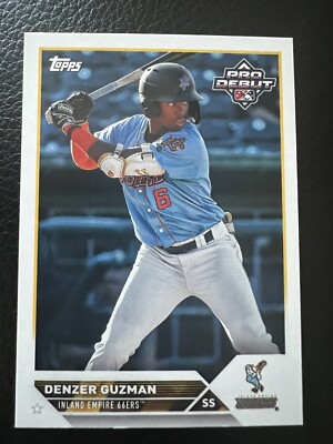 Denzer Guzman 2023 Topps Pro Debut Card #PD-30 Los Angeles Angels