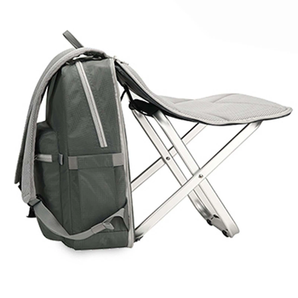 Fishing Backpack Chairs Folding Chair Seat Daypack Compact for