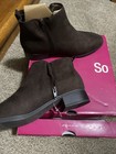 Avery Ankle Boots New In Box SO Women's  Zip Up Brown Boots Size 9 With Box — photo 1