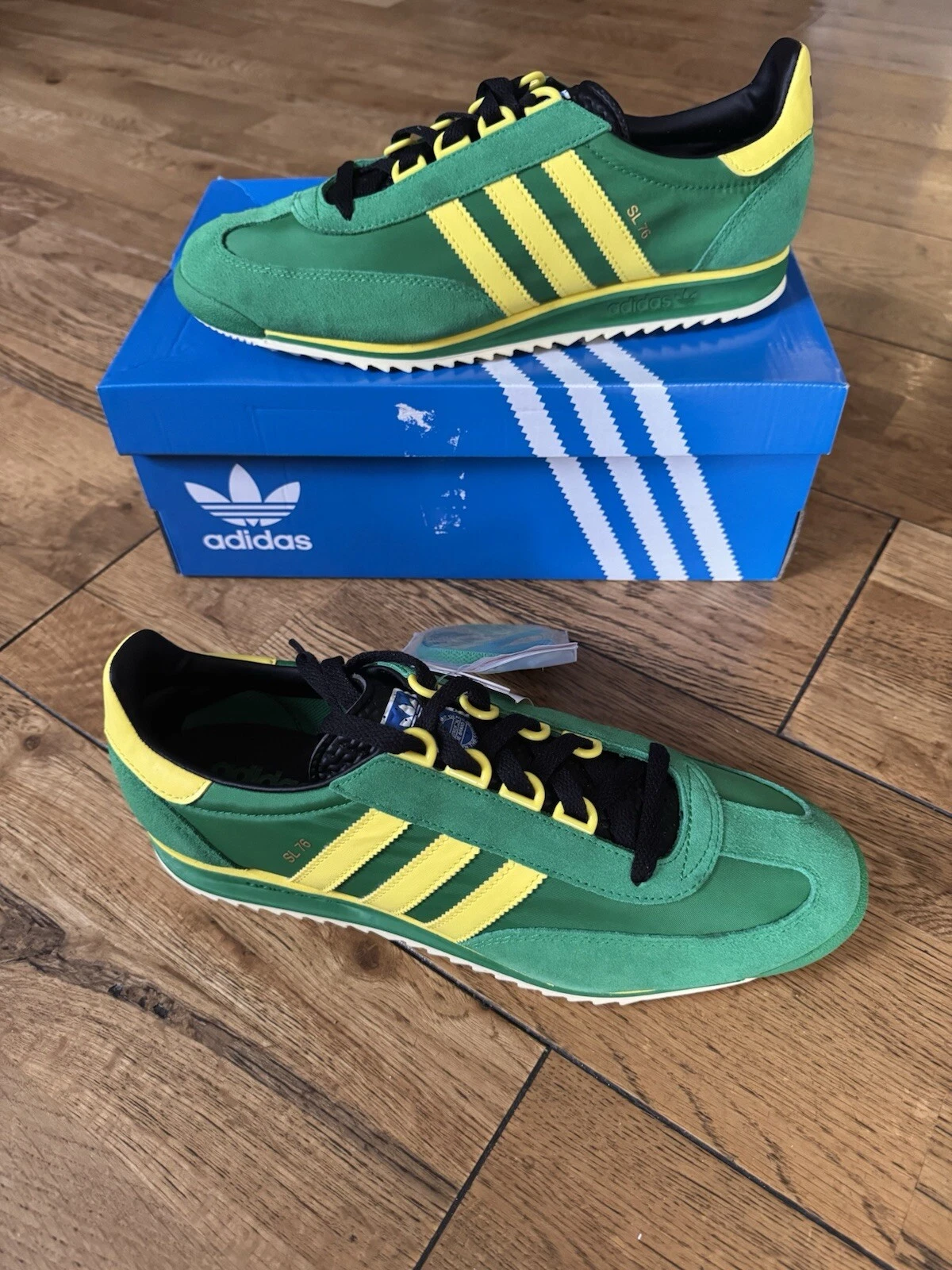 Adidas SL76 UK 9.5 NUOVE CON ETICHETTE TAGLIA? Esclusiva ?STOCK ESAURITO?