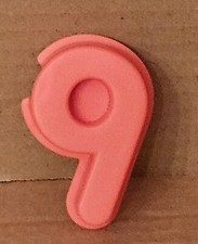 Sesame Street Cookie Monster On The Go Numbers  Replacement Part 9 Only