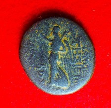 Greek, Syria, Apameia, AE 20 mm, 41/40 BC, Nike/Athena, DSG-5868, Numis-215125+