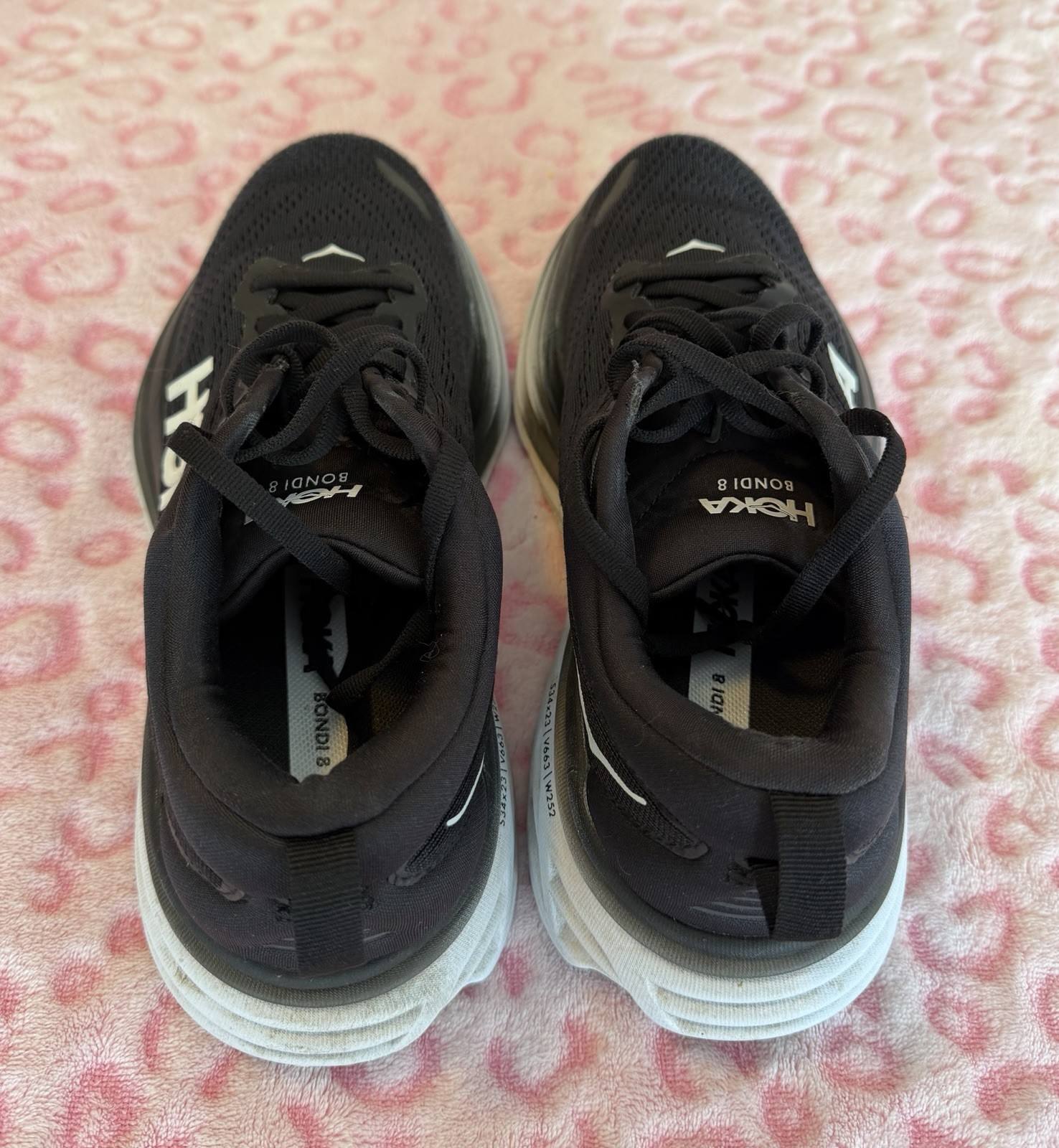 Hola Black One One Bondi Running Shoes Sneakers Athletic Size: 7B thumbnail 6