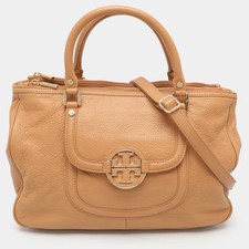 Tory Burch Amanda Beige Leather Tote