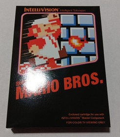 Super Mario Bros Mattel Intellivision Game System CIB