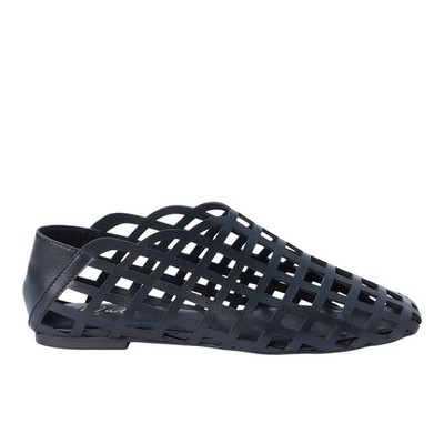 Matisse Cooper CutOut Slip On  Womens Black Flats Casual COOPER-001