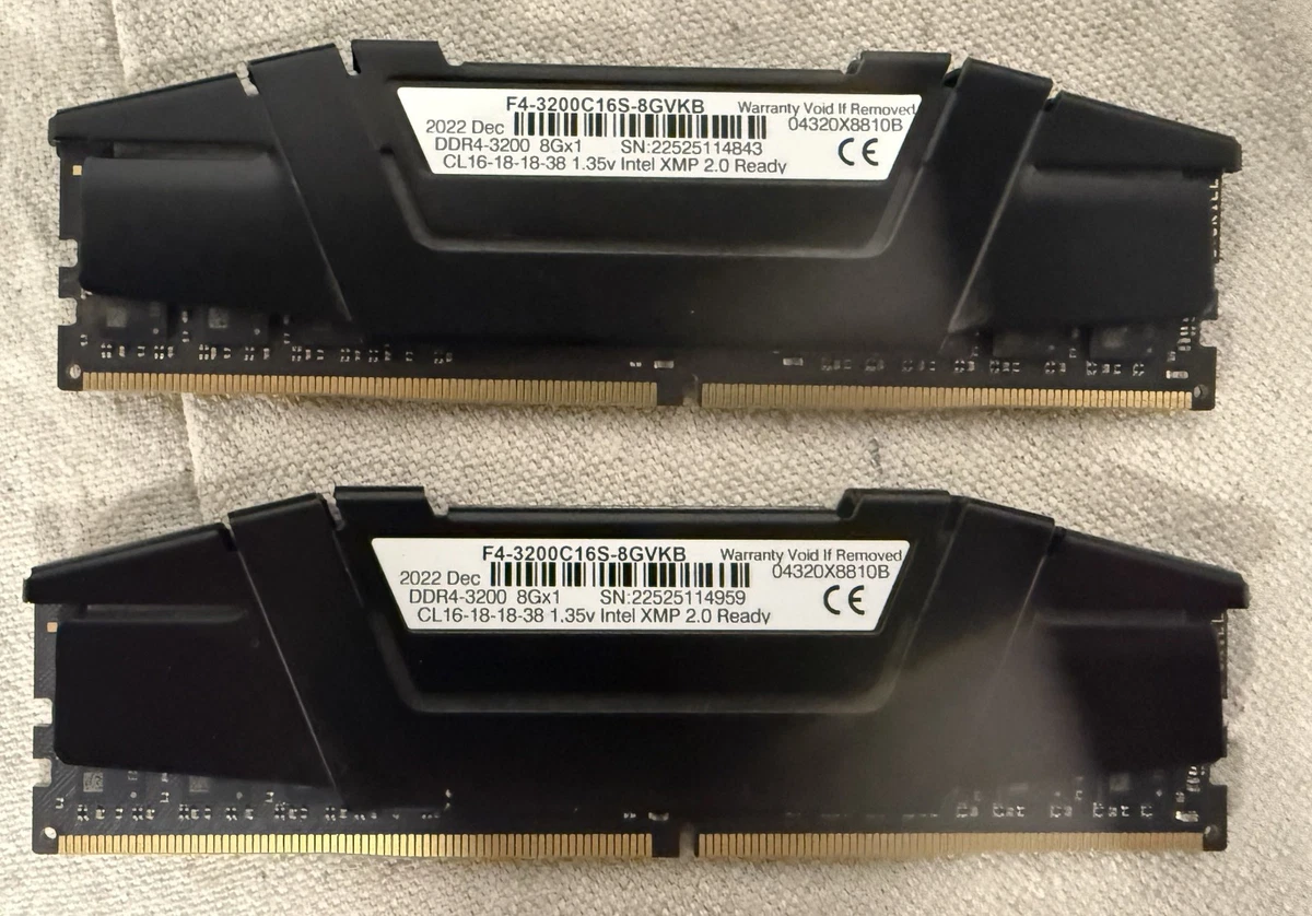 PC4-25600 (DDR4-3200) Bus Speed DDR4 SDRAM Memory (RAM) 2 Modules