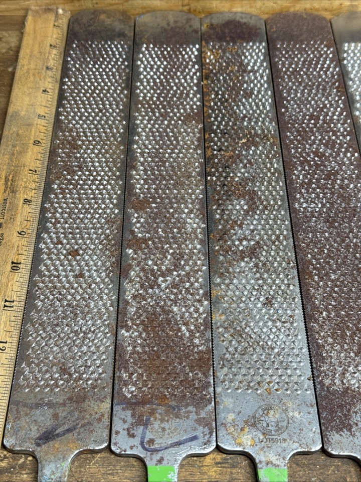 10 HELLER Horse Rasps Files Horseshoe Farrier Metalworking ...