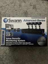 Swann Security System Dvr8-2550 8 Channel 4 Digital Video Camera Swdvk-825504c
