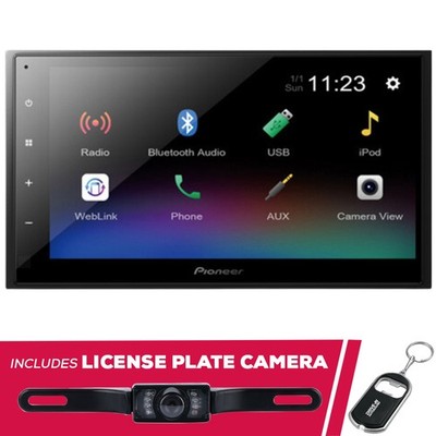 Pioneer DMH-342EX 6.8'' Digital Multimedia with License Plate Camera