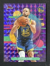 Stephen Curry 2025-26 Topps Finest Uncommon Purple Geometric Base /75 #163