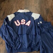 Vintage  Puma Hooded Windbreaker and pants Bl...